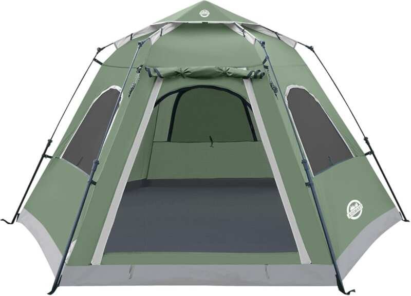 ADSMART Instant 2-5 Person Waterproof Tent, Easy Setup with Carry Bag 