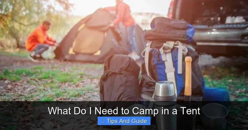 What Do I Need to Camp in a Tent What Do I Need to Camp in a Tent