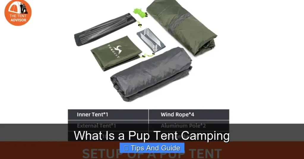 What Is a Pup Tent Camping