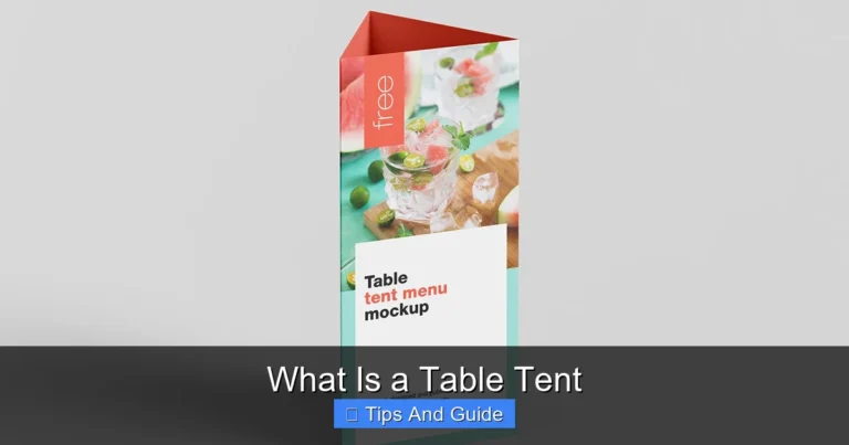 What Is a Table Tent
