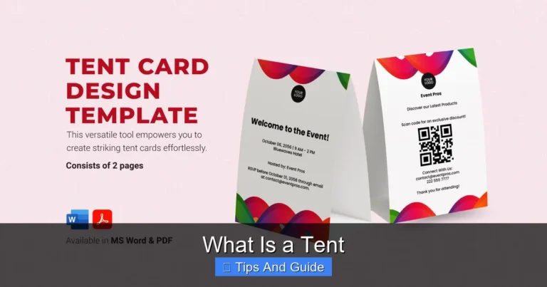 What Is a Tent