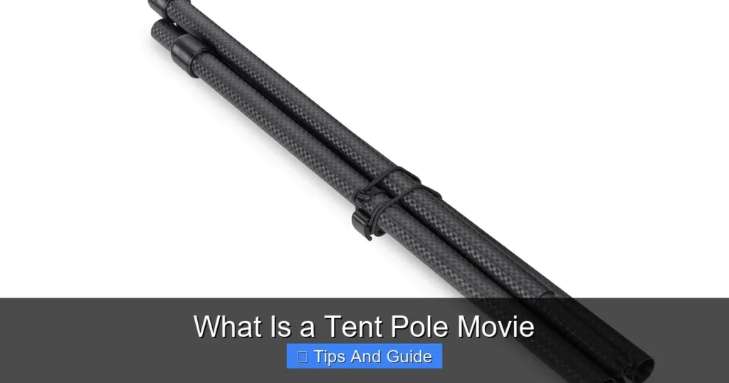What Is a Tent Pole Movie What Is a Tent Pole Movie