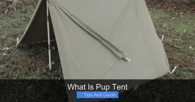 What Is Pup Tent