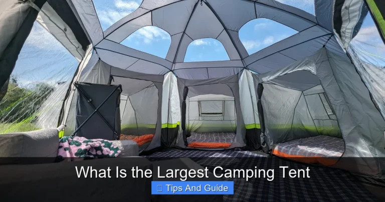 What Is the Largest Camping Tent