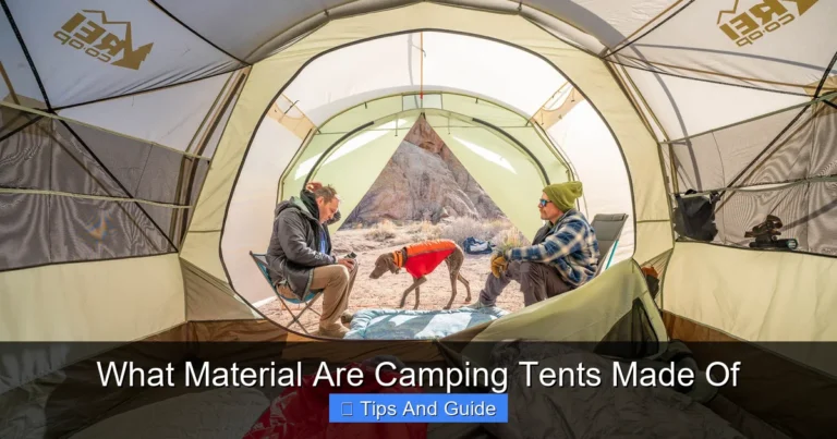 What Material Are Camping Tents Made Of