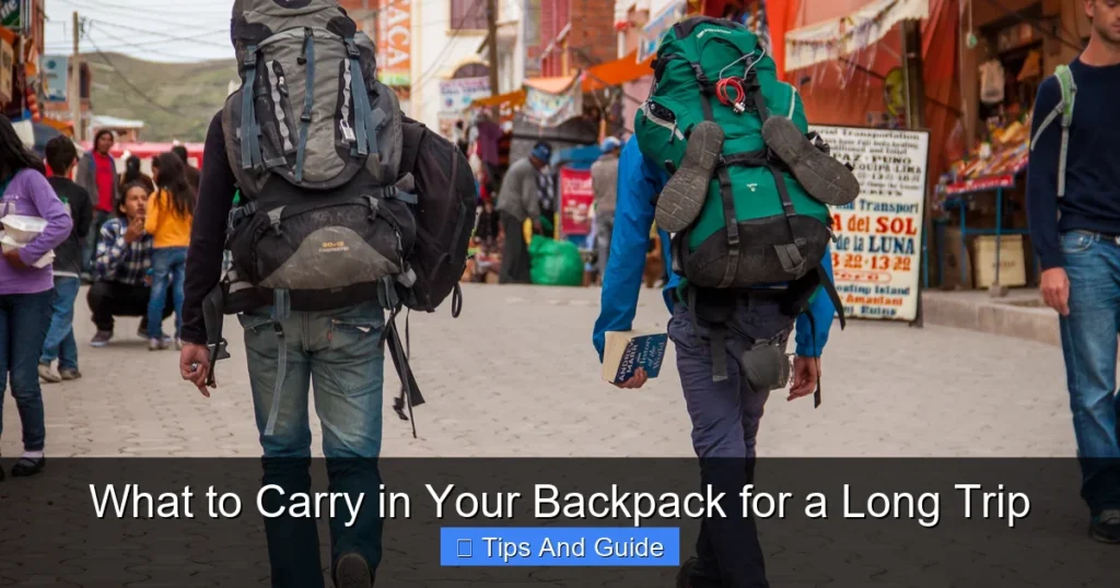 What to Carry in Your Backpack for a Long Trip What to Carry in Your Backpack for a Long Trip