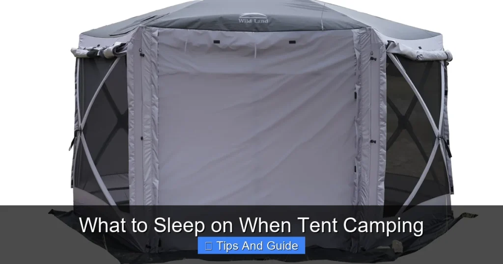 What to Sleep on When Tent Camping What to Sleep on When Tent Camping