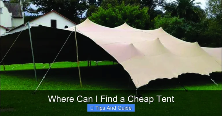 Where Can I Find a Cheap Tent