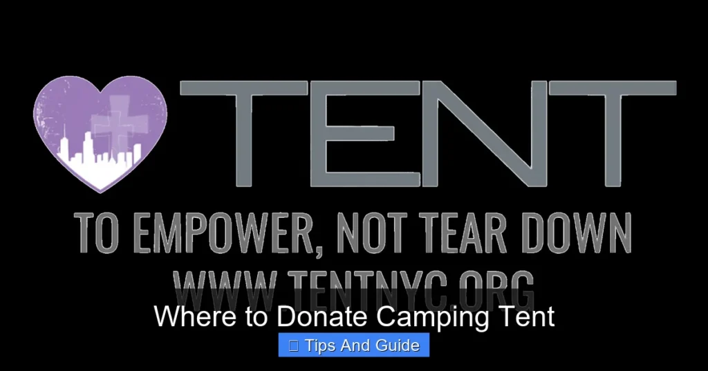 Where to Donate Camping Tent Where to Donate Camping Tent