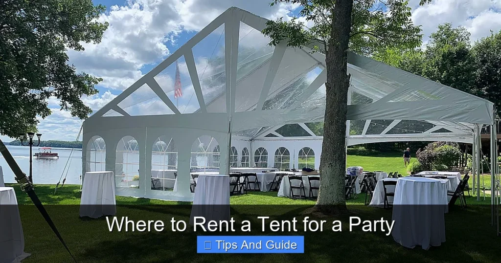Where to Rent a Tent for a Party Where to Rent a Tent for a Party