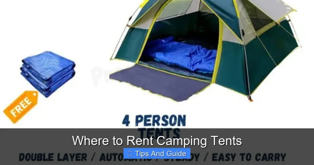 Where to Rent Camping Tents Where to Rent Camping Tents